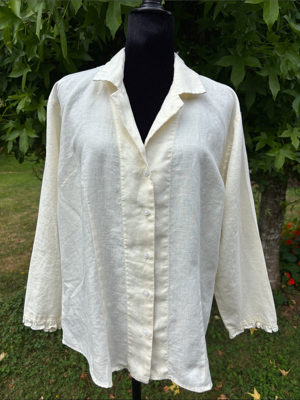 Pine Cone Hill Linen Blouse